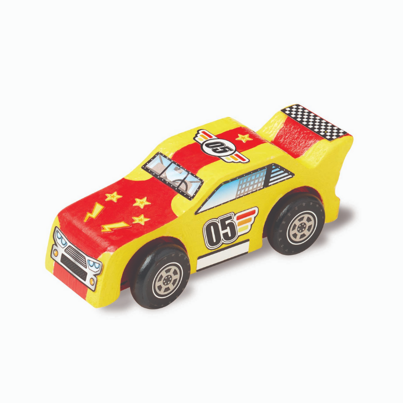 Melissa & Doug - Created by Me! Race Car Wooden Craft Kit