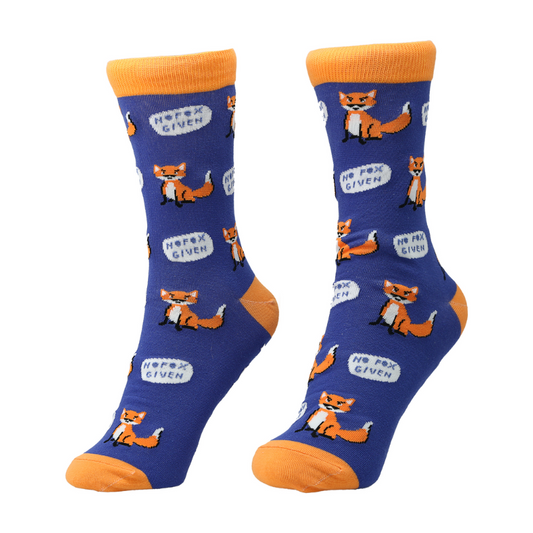 Pavilion Unisex Cotton Blend Socks - For Fox Sake