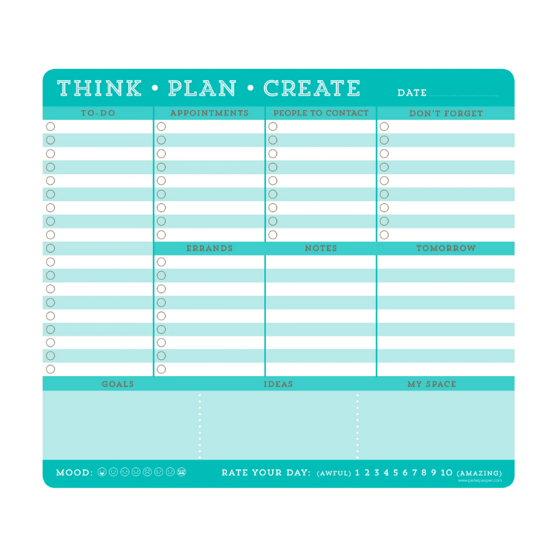 Peter Pauper Think, Plan, Create Notepad & Mousepad - The Up Shop ...
