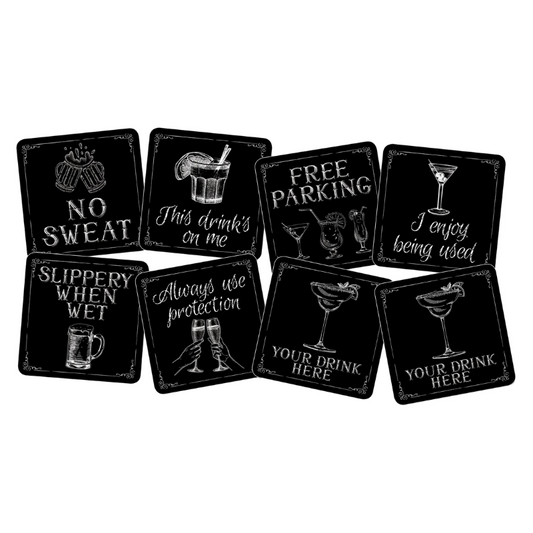 Peter Pauper This Drink's on Me Coasters (Set of 8)