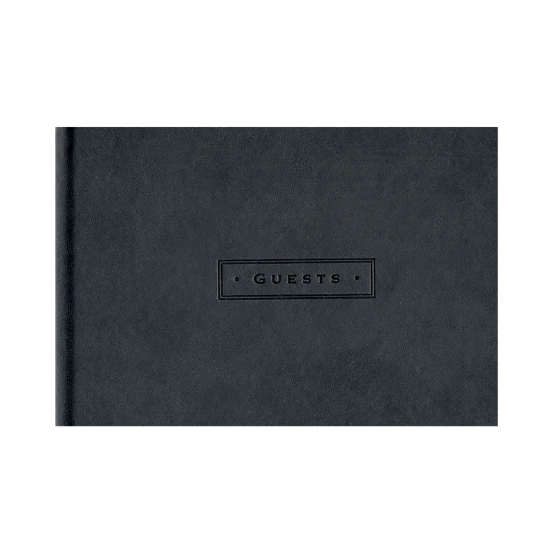 Peter Pauper Classic Black Guest Book