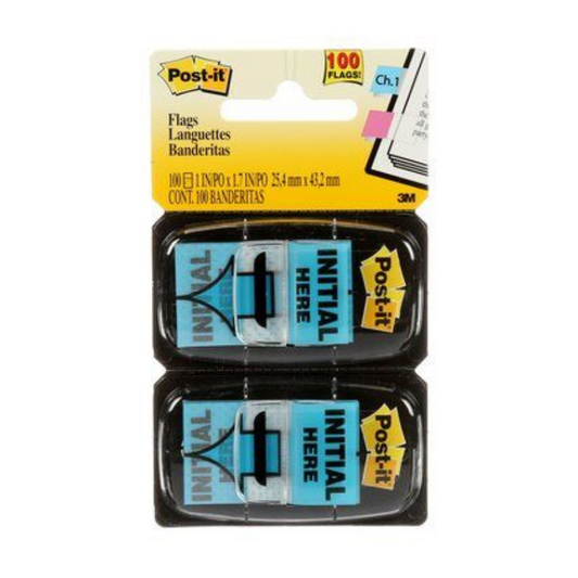 3M Post-it Initial Here Tape Flags