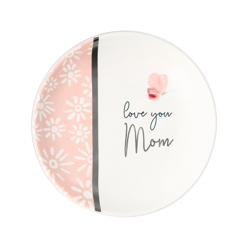 Pavilion 4" Dish - Love You Mom