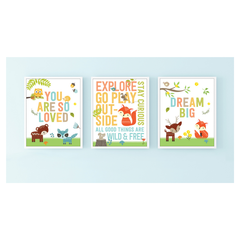 Peter Pauper Woodland Friends Art Prints