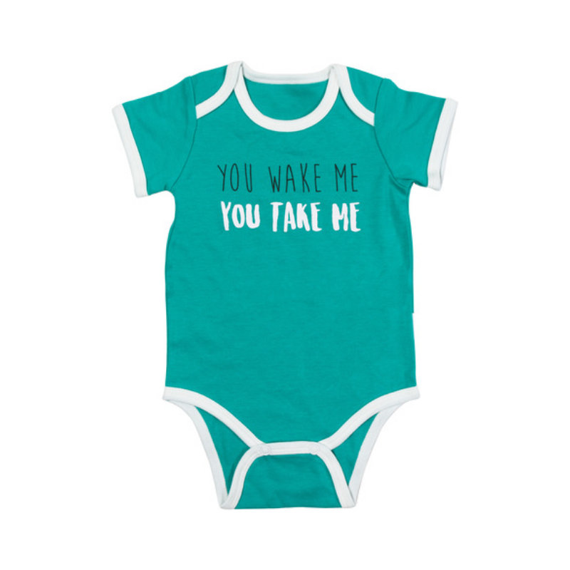 Pavilion Teal Onesie - You Wake Me