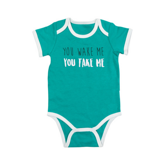 Pavilion Teal Onesie - You Wake Me