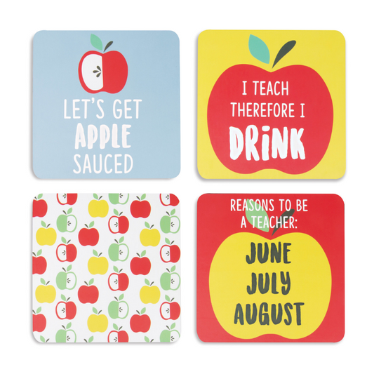 Pavilion 4pc Coaster Set with Box - Bad Apple