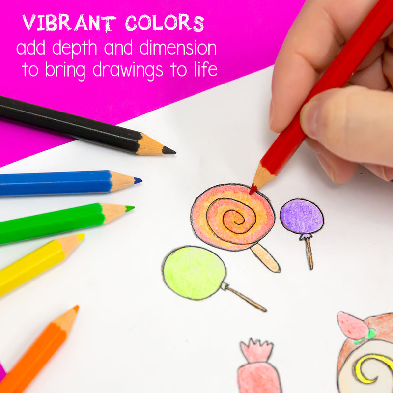 BAZIC Colored Pencils (18/Pack)