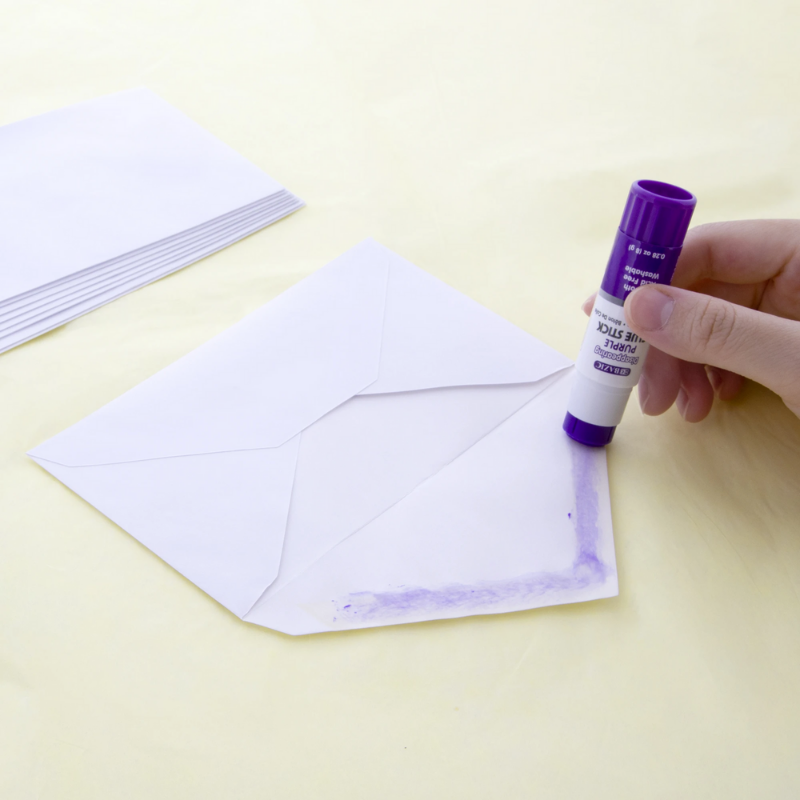 BAZIC 8g / 0.28oz Washable Disappearing Purple Glue Stick