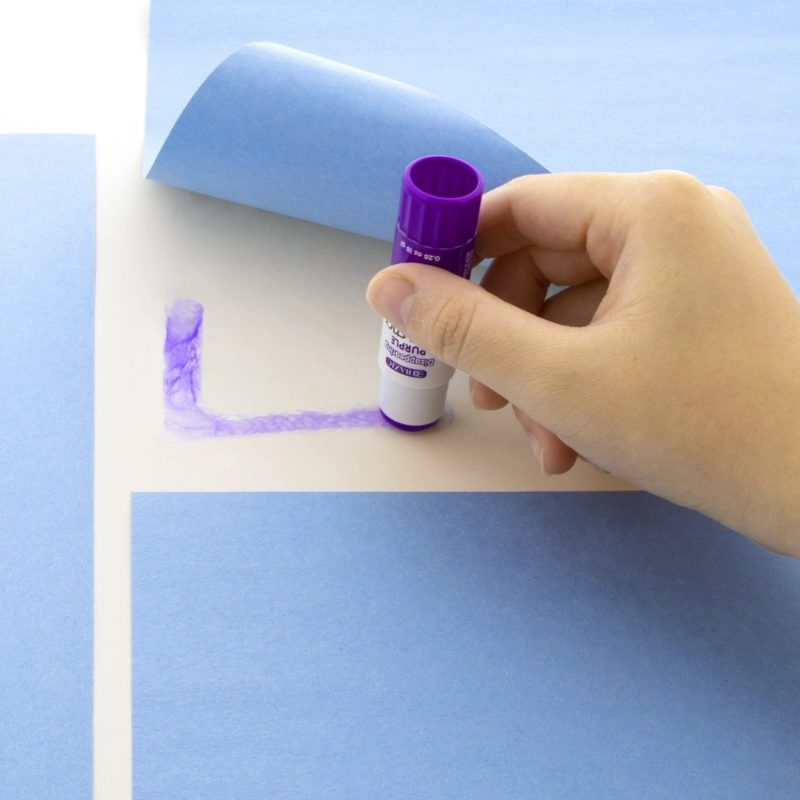 BAZIC 8g / 0.28oz Washable Disappearing Purple Glue Stick
