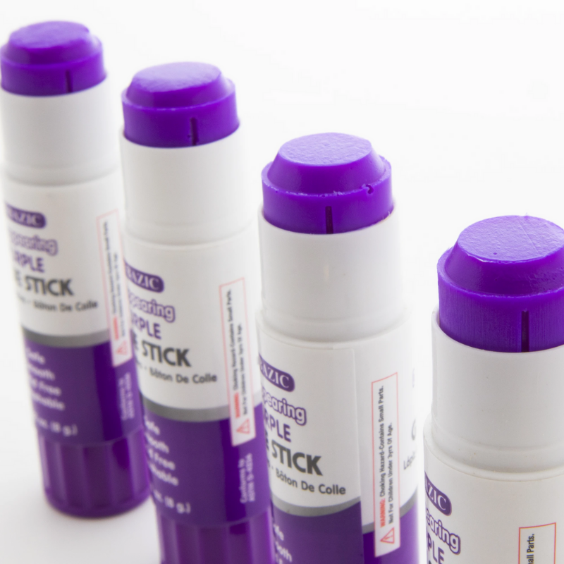 BAZIC 8g / 0.28oz Washable Disappearing Purple Glue Stick