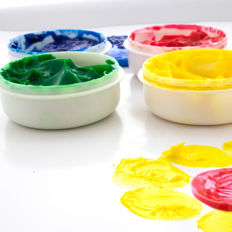 BAZIC 1.35 FL OZ (40 ml) 4 Color Finger Paint