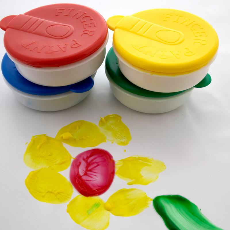 BAZIC 1.35 FL OZ (40 ml) 4 Color Finger Paint
