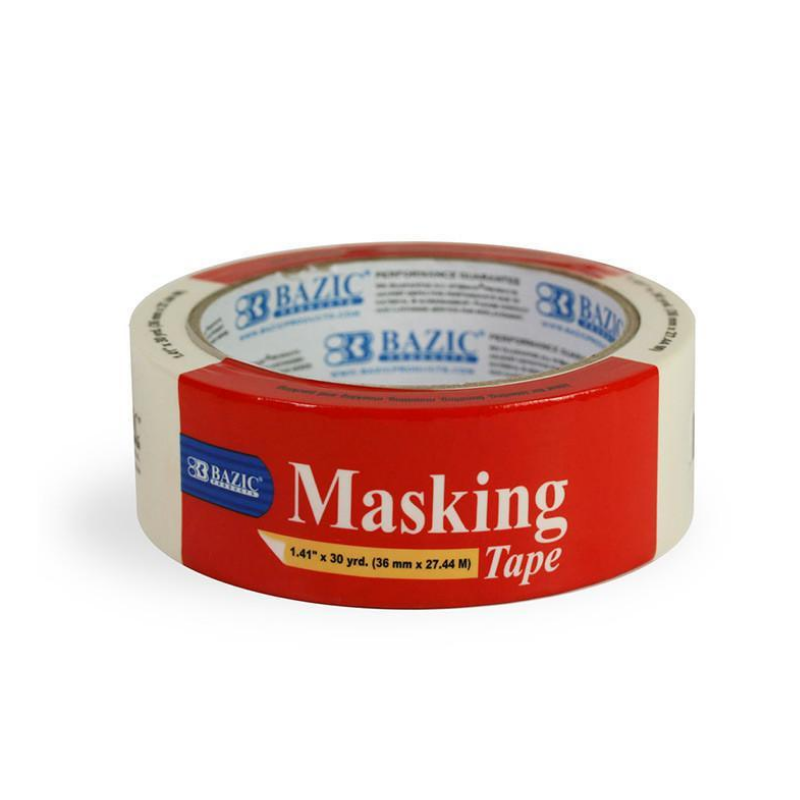 BAZIC 1.41" X 1080" (30 Yards) General Purpose Masking Tape