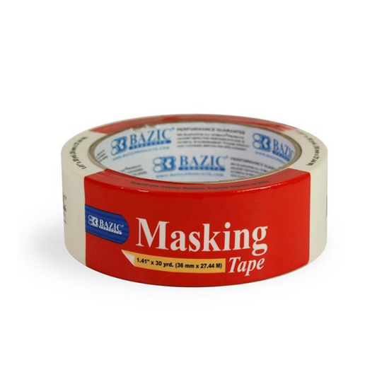 BAZIC 1.41" X 1080" (30 Yards) General Purpose Masking Tape