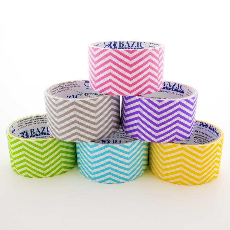 BAZIC 1.88" X 5 Yards Chevron Series Duct Tape