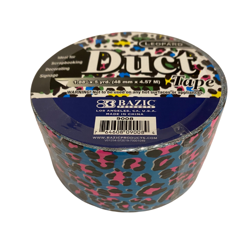 BAZIC 1.88" X 5 Yards Leopard Series Duct Tape