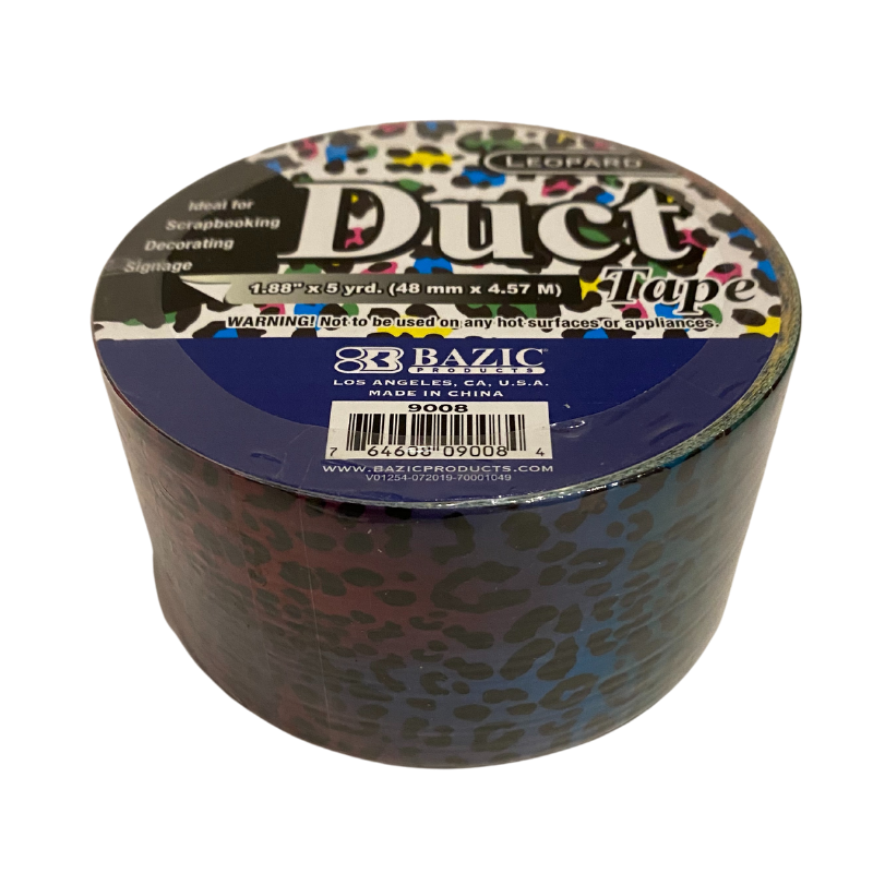 BAZIC 1.88" X 5 Yards Leopard Series Duct Tape