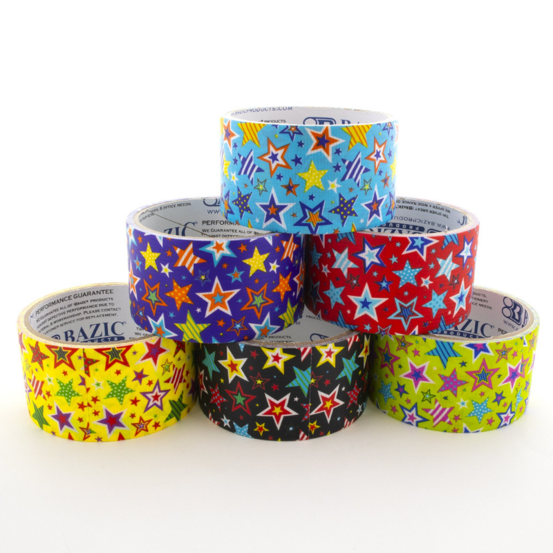 BAZIC 1.88" X 5 Yards Star Series Duct Tape