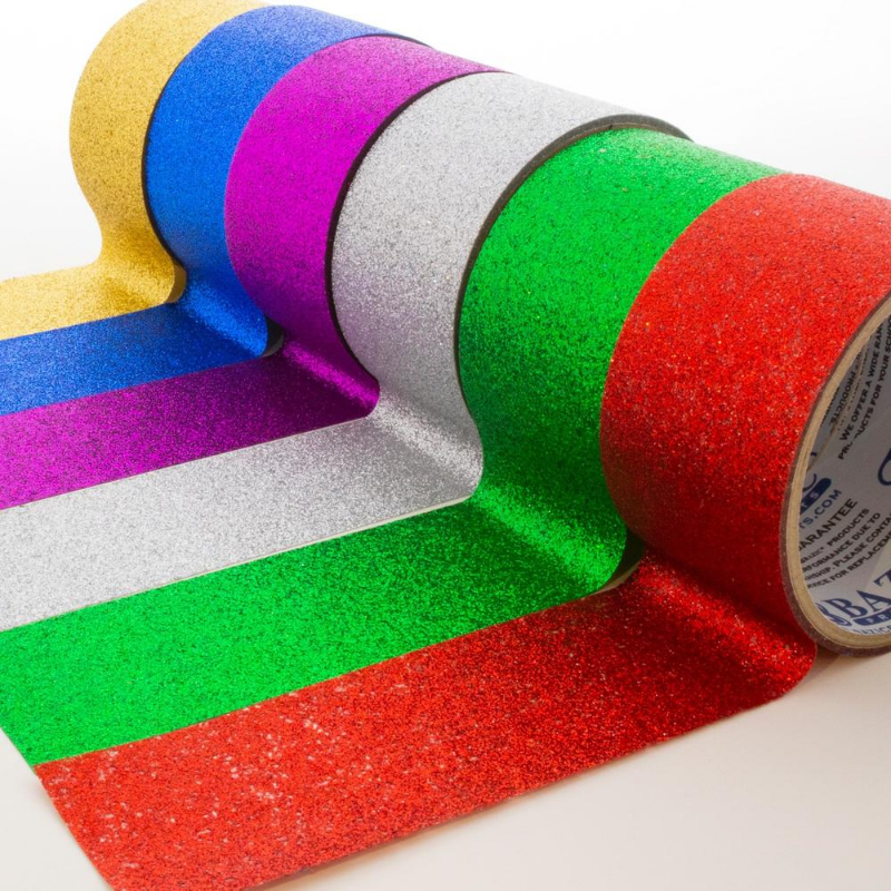 BAZIC 1.88" X 3 Yards Glitter Tape