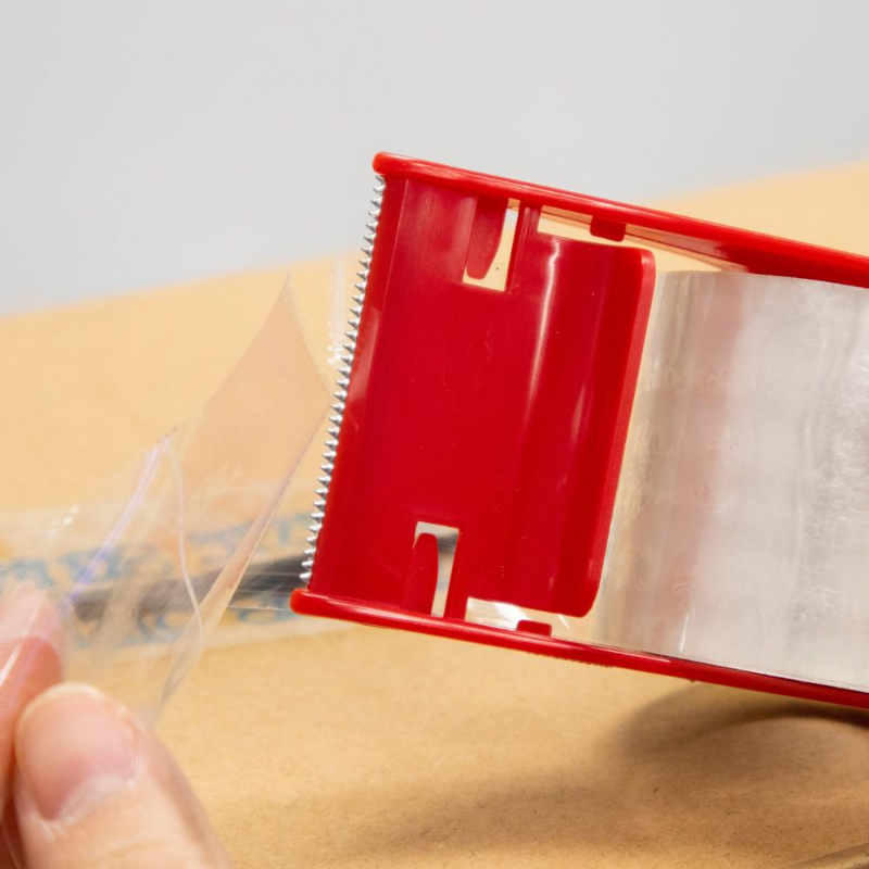 BAZIC 1.88" X 800" Clear Packing Tape w/ Dispenser