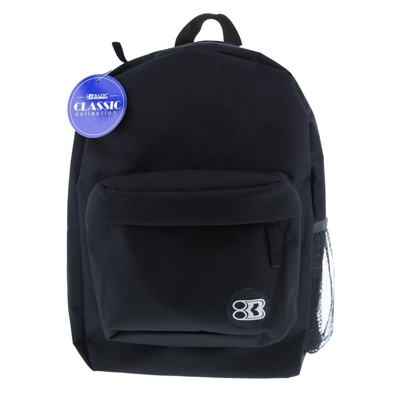 BAZIC 17" Classic Backpack - Black