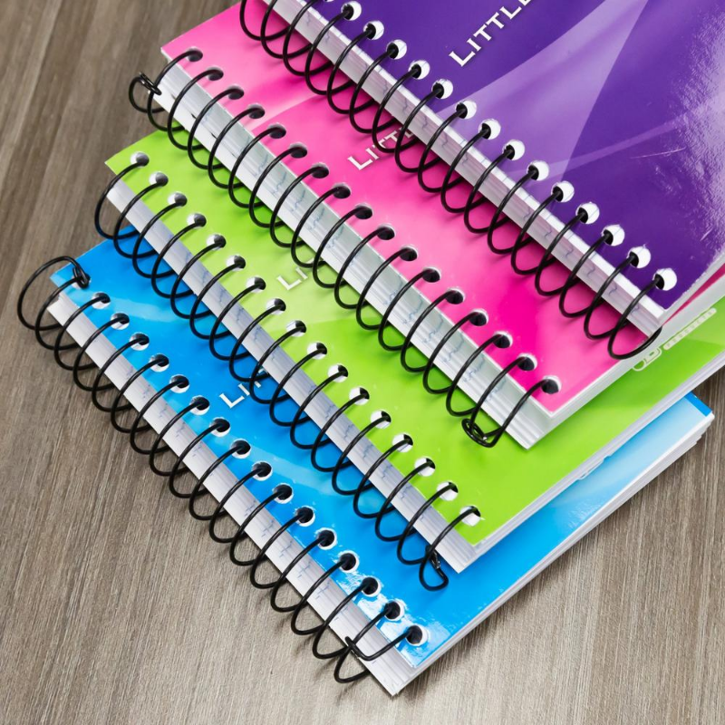 BAZIC 180 Sheets 4" X 5.5" Spiral Fat Book