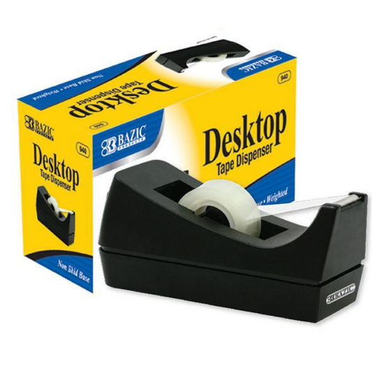 BAZIC 1" Core Desktop Tape Dispenser