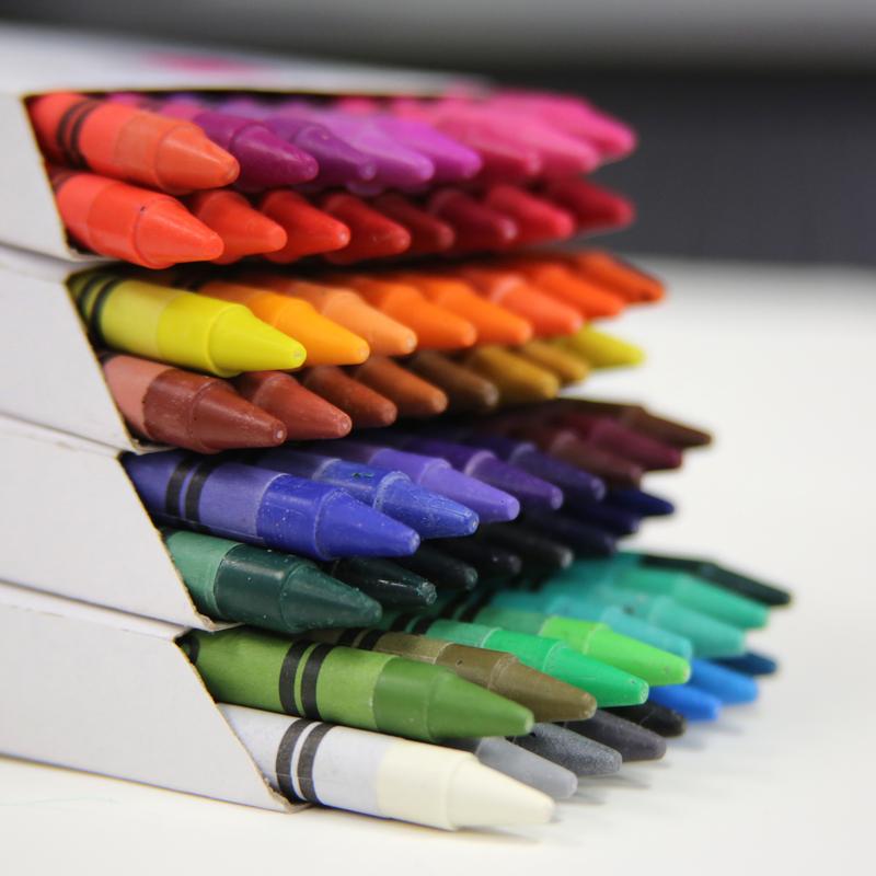 BAZIC Premium Crayons (24/Pack)
