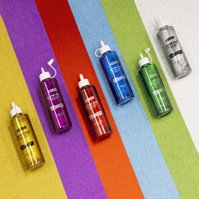 BAZIC 4 Oz. (120 mL) Classic Color Glitter Glue