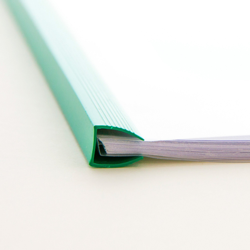 BAZIC Clear Front Report Covers w/ Sliding Bar (3/Pack)