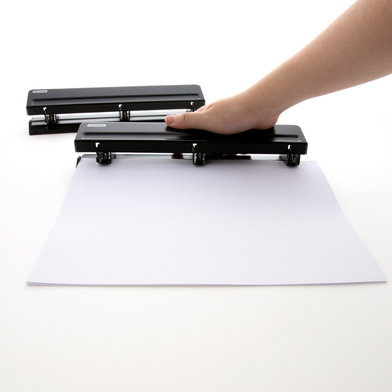 BAZIC Desktop 3-Hole Paper Punch