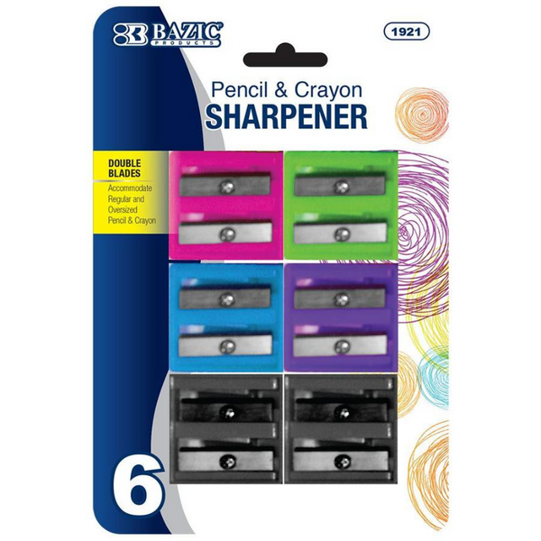 BAZIC Dual Blades Square Sharpener (6/Pack) - The Up Shop – Very ...