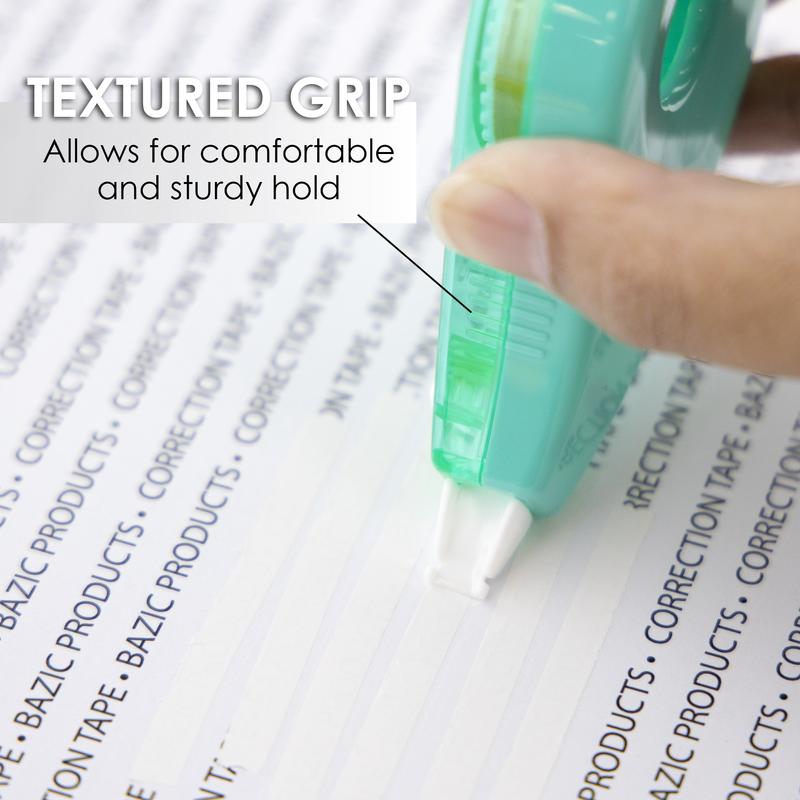 BAZIC 5 mm x 394" Jumbo Correction Tape w/ Two Way Applicator