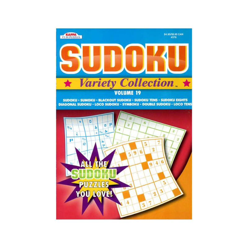 BAZIC KAPPA Sudoku Collection Puzzle Book