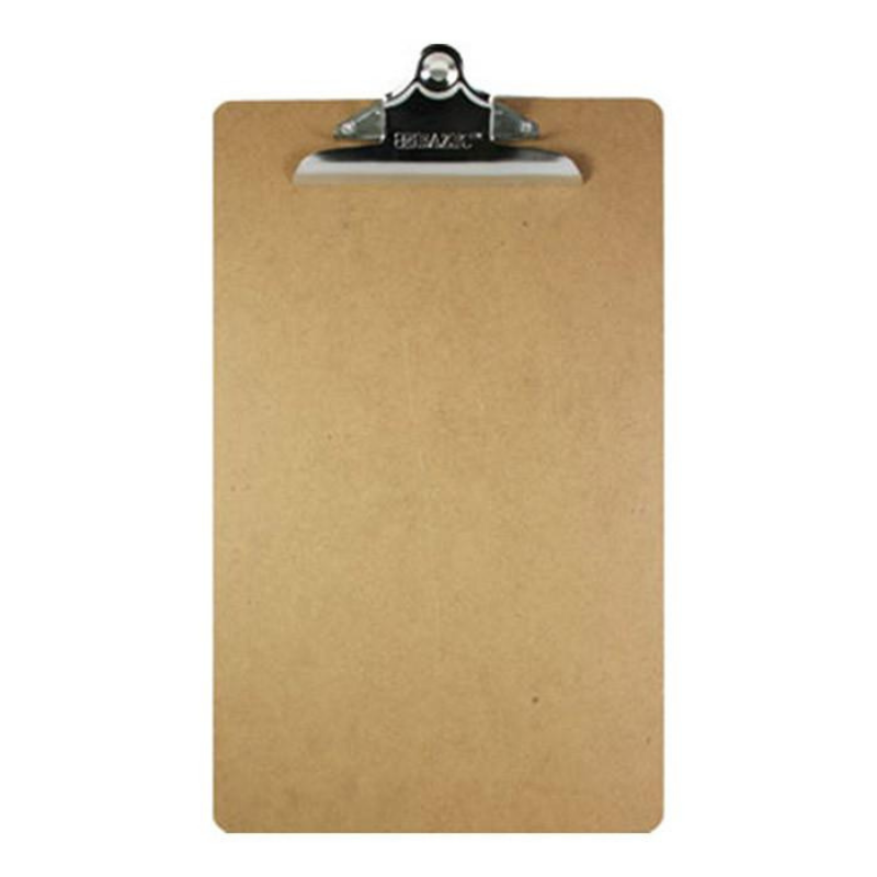 BAZIC Legal Size Hardboard Clipboard w/ Sturdy Spring Clip