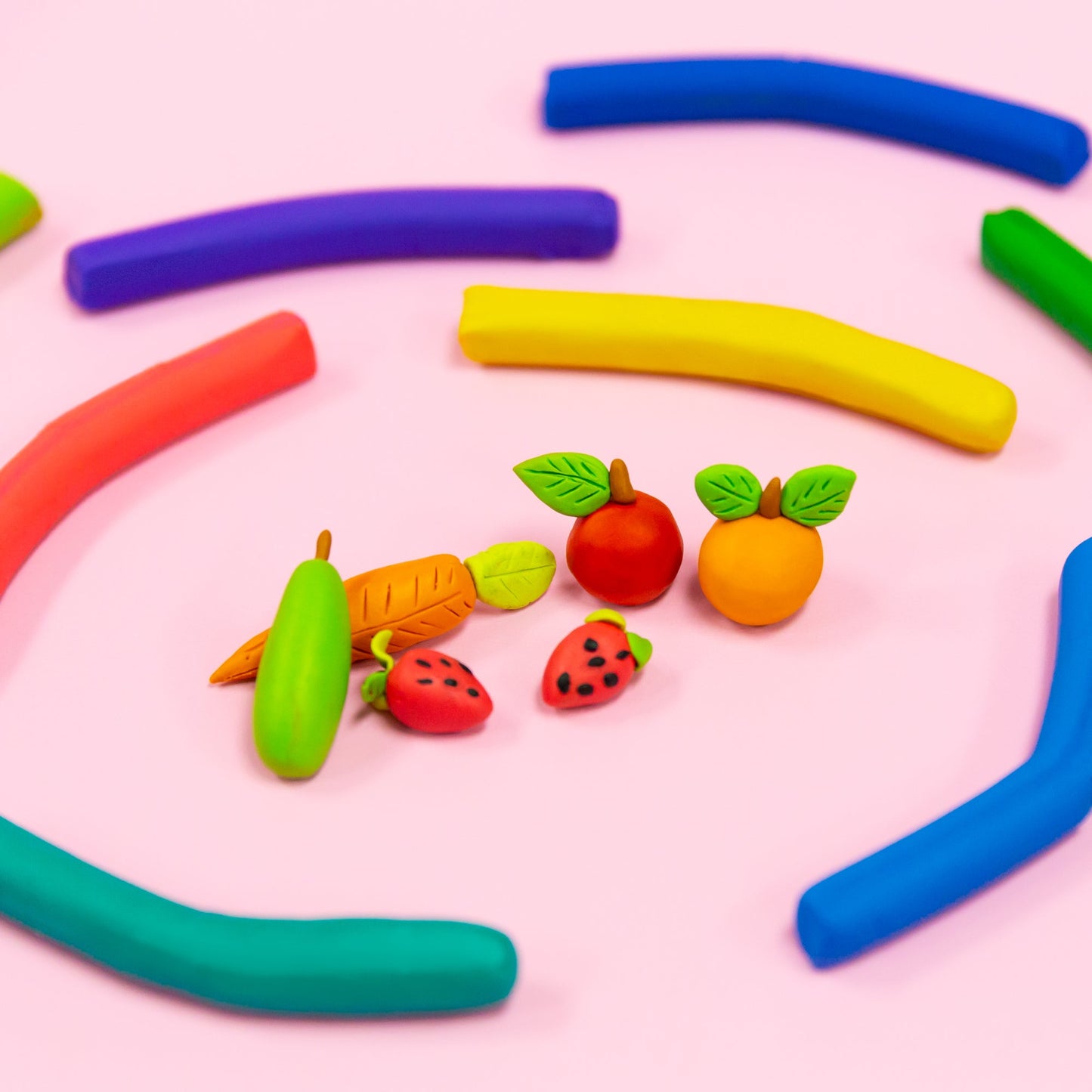 BAZIC 260g Modeling Clay Sticks (9 Colours/Pack)