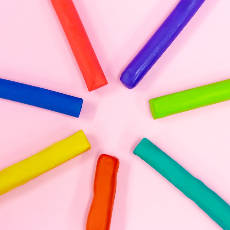 BAZIC 260g Modeling Clay Sticks (9 Colours/Pack)
