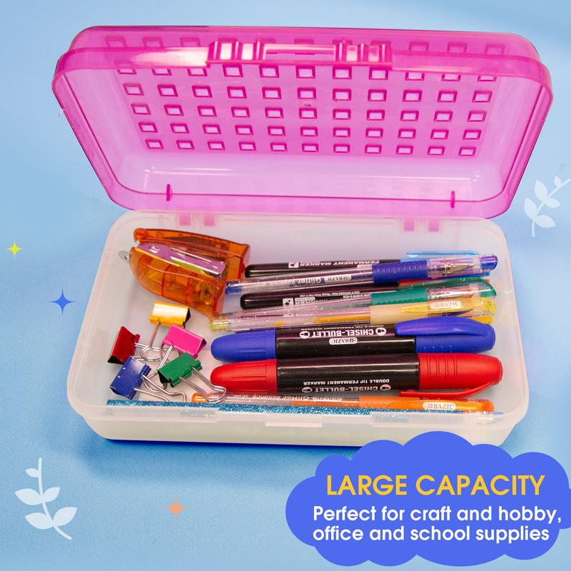 Multipurpose Things BAZIC Regal Plastic Multipurpose Utility Box / Pencil Case - The Up ...