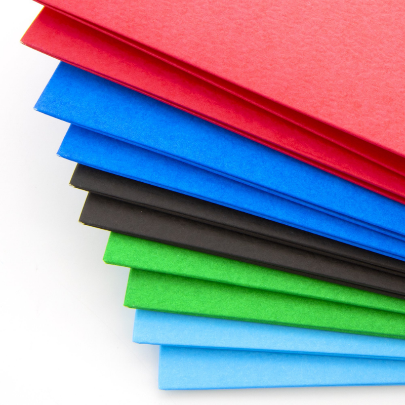 BAZIC Premium Assorted Colour 2-Pocket Portfolio