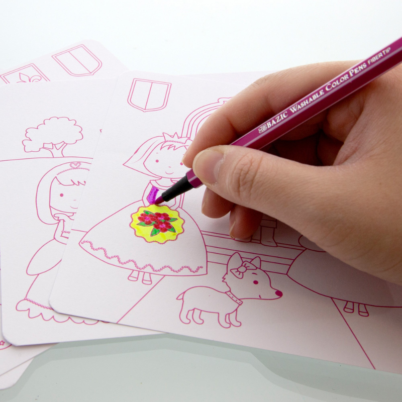 BAZIC Princess Series Assorted Sticker (80/Bag)