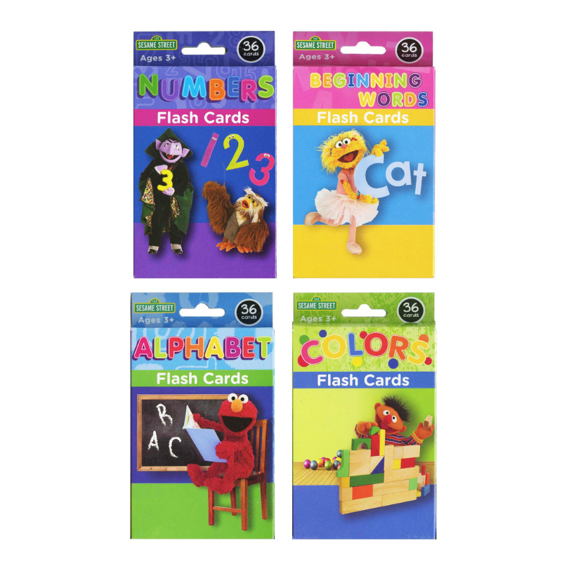 BAZIC Sesame Street Flash Cards