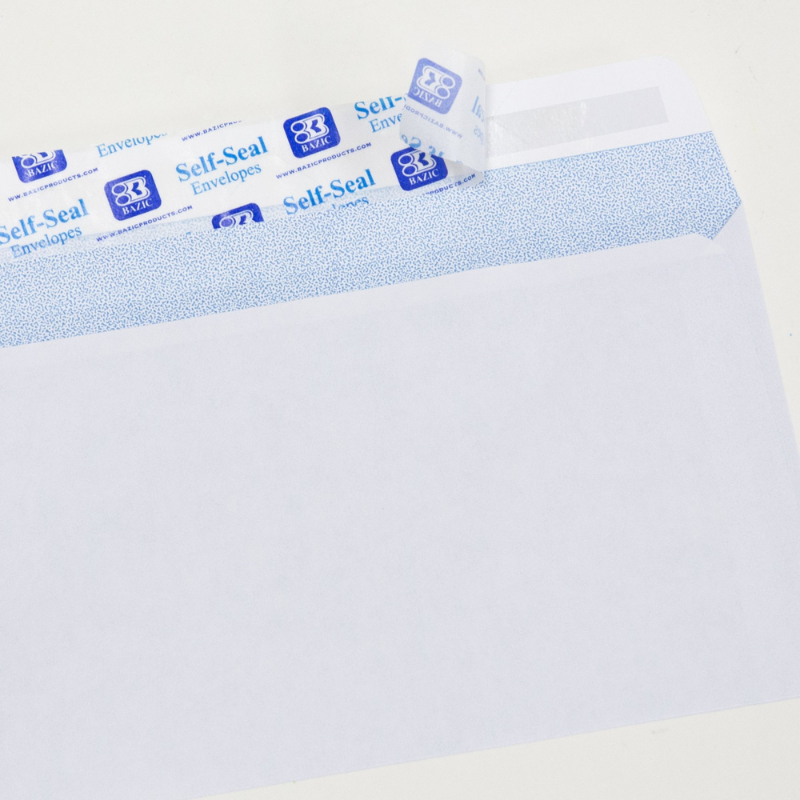 BAZIC #10 Self-Seal Security Envelope (40/Pack)