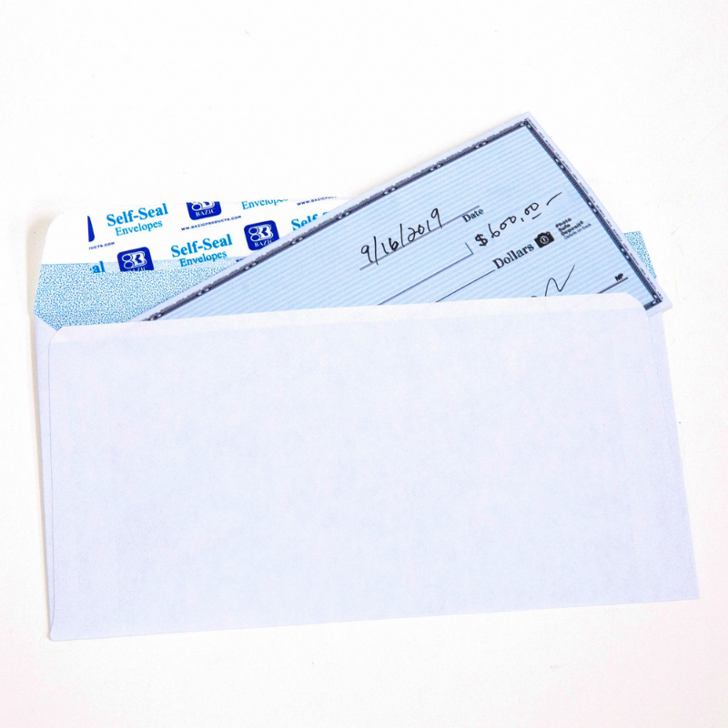 BAZIC #6 3/4 Self-Seal Security Envelope (55/Pack)