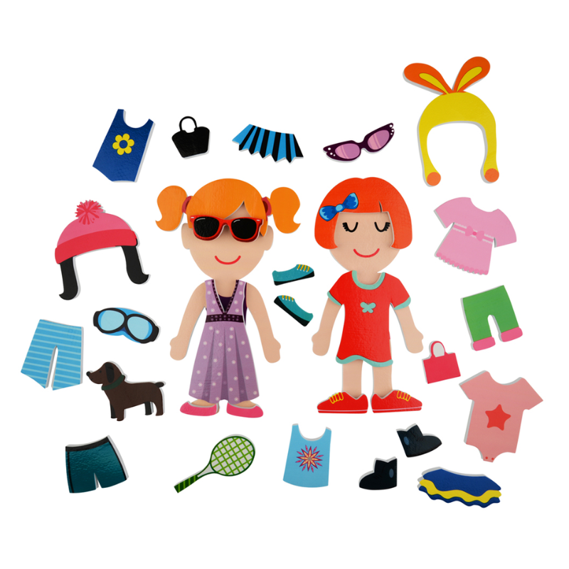 Buddy & Barney Bath Stickers – Dressing Up