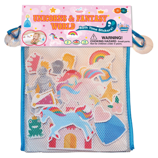 Buddy & Barney Bath Stickers ƒ?? Unicorn Fantasy