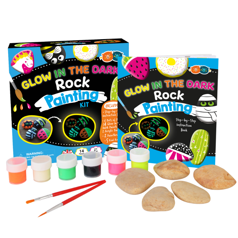 Buddy & Barney Glow in the Dark Rock Painting Kit