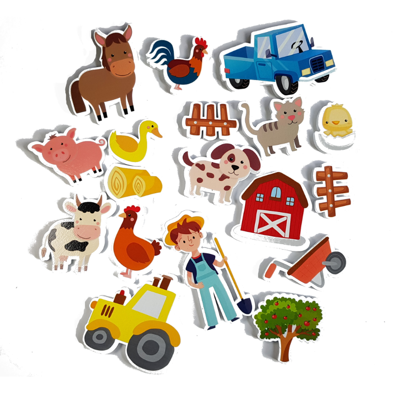 Buddy & Barney Bath Stickers – Farm