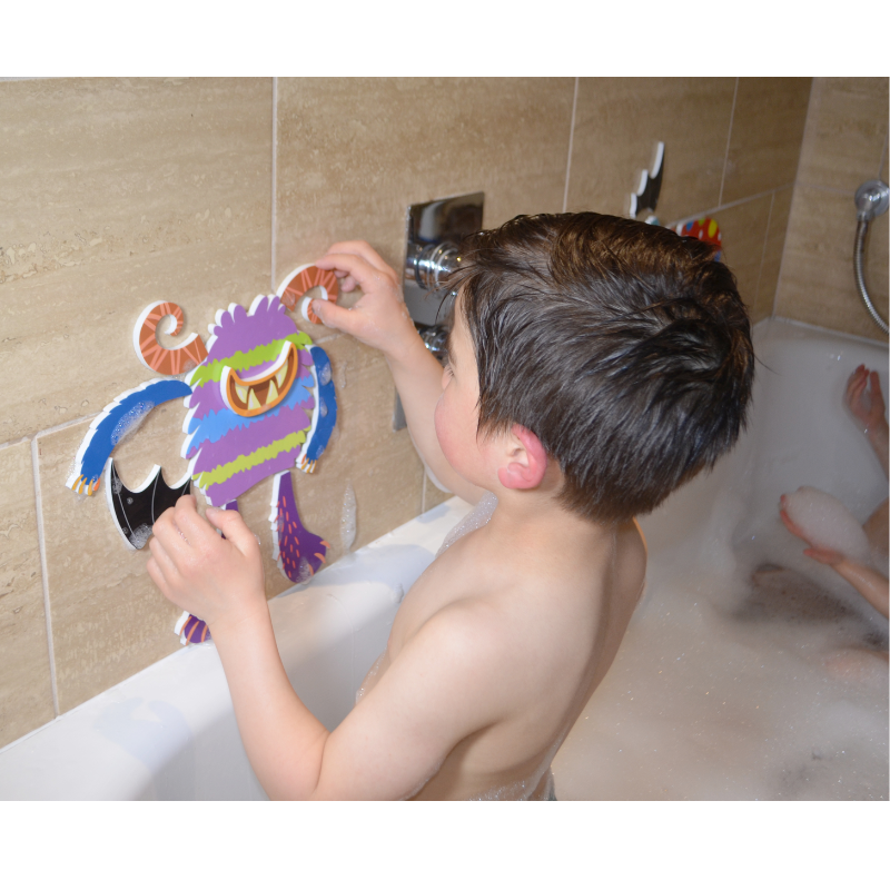 Buddy & Barney Bath Stickers - Silly Monsters