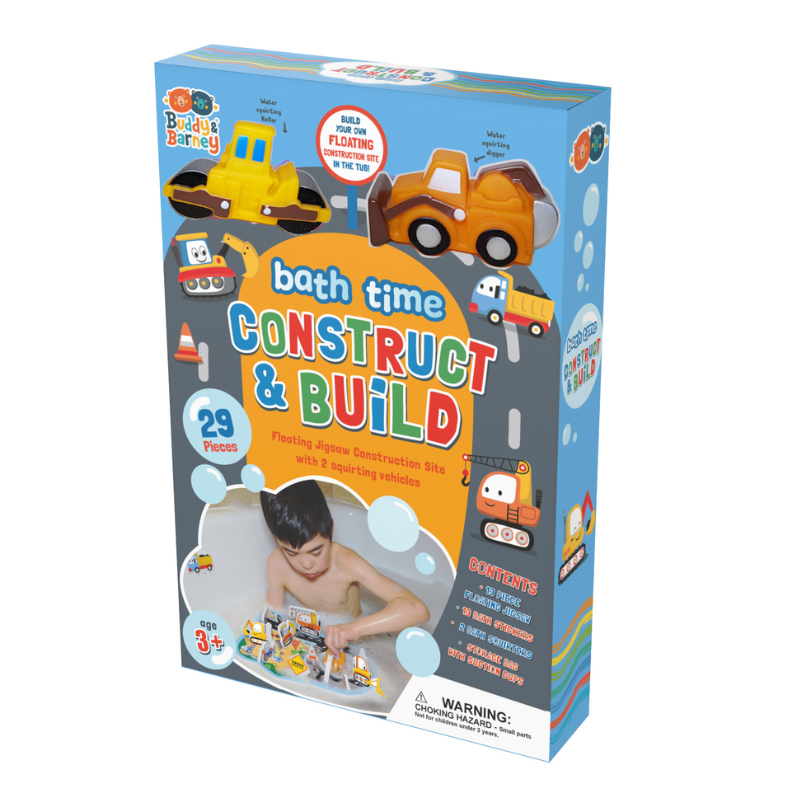 Buddy & Barney Bath Time Set - Construct and Build